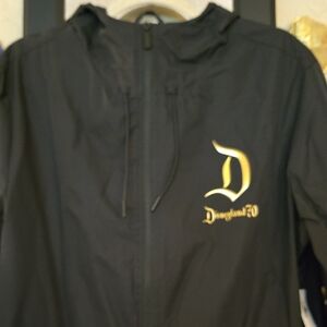 Black Jacket with Gold 70th Disneyland Logo